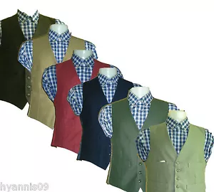 HERREN MOLESKIN BAUMWOLLWESTE WESTE WESTE BODYWARMERS M L XL 2XL 3XL - Bild 1 von 14