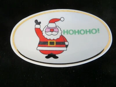 Saboneteira vintage de Natal para banheiro - Papai Noel Ho Ho Ho - Ames - Imagem 1 de 4