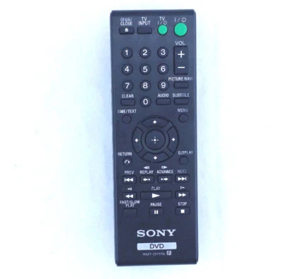 Sony Remote RMT-D197A DVD DVP-SR210 DVP-SR210P DVP-SR510 DVP-SR510H - Image 1 of 2