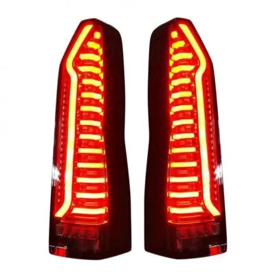 Fit Toyota HiAce Van Commuter KDH223 2008-16 LH RH Tail Light LED Clear Red Lens - Image 1 of 4