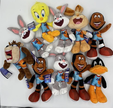Space Jam ,LeBron James, Tasmanian Devil, Tune Squad. Plush Toy 11" (QTY 10 PCs) Cover