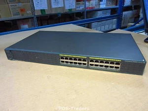 Cisco Catalyst WS-C2960-24-S Sieciowy zarządzany przełącznik Ethernet 24x 10/100 portów - Zdjęcie 1 z 5