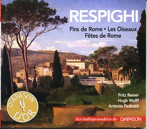 DIAPASON D'OR N°101 RESPIGHI Pins & Fêtes de Rome Les Oiseaux REINER [CD] Mint - Foto 1 di 2