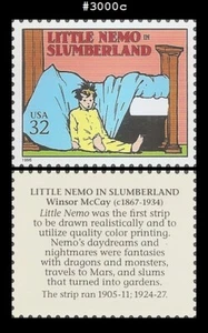 USA4 #3000c MNH Comic Strip Classics - Little Nemo in Slumberland - Bild 1 von 1
