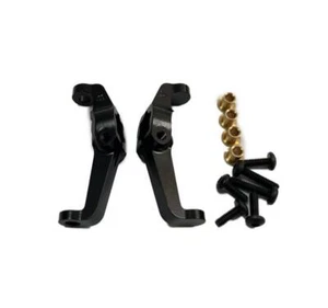 Brass Metal C Hub Caster Block Set black Fits FMS 1:24 FCX24 1/24 Rc crawler car - Picture 1 of 6