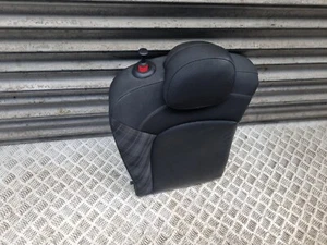 MINI COOPER F55 SEAT REAR UPPER RIGHT DRIVER HALF LEATHER BLACK 2014 - 2018 - Picture 1 of 16