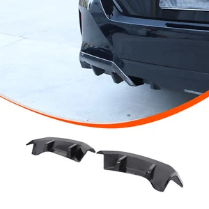 Divisor de alerón labial de parachoques trasero de fibra de carbono ABS para BMW Serie 5 i5 G60 2024+ - Imagen 1 de 14