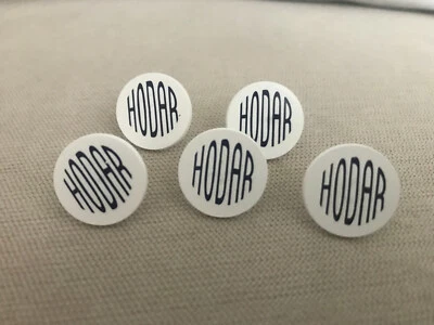 Set of 5 HODAR DAR Daughters of the American Revolution GOLF BALL MARKERS - New - Image 1 of 4