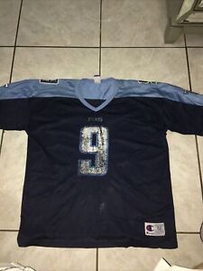 NFL Mens Jersey Sz 52 Tennessee Titans Steve McNair By Champion Used Blue