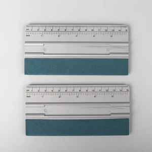2PCS Ruler Scraper Vinyl Squeegee Suede Felt Window Tint Car Film Wrap Tools US - Picture 1 of 8