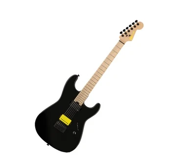 二手 Charvel Sean Long Sig Pro-Mod San Dimas Style 1 HH HT M - 光泽黑色 — 第 1/4 张图片