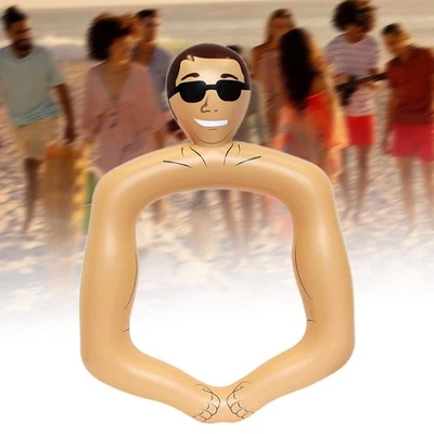 Inflatable Photo Frame Muscular Man Large Picture Selfie Frame Fashion for - Image 1 of 4