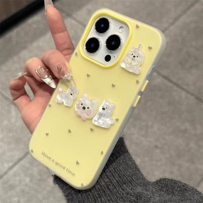 Funda Mate Pantalla Completa De Loving Puppies Para iPhone 11 12 13 14 15 16 17 Pro Max Foto 1 de 4