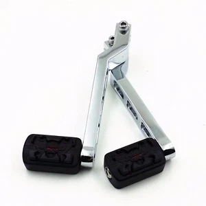 Chrome Heel Toe Gear Shift Lever Black Skull Peg For Harley Touring Tour Electra - Picture 1 of 5