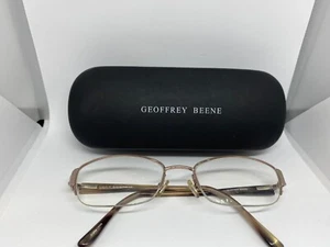 Geoffrey Beene Enticing pink 52-18 135 Half Rim Eyeglass Frames - Picture 1 of 7