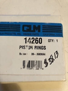 Anillos de pistón GLM 14260 - Imagen 1 de 4
