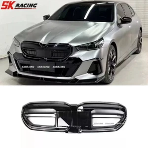 For BMW 5 Series I5 G60 2024-25 LED Gloss Black M60 Car Front Kidney Grill Kit - Picture 1 of 16