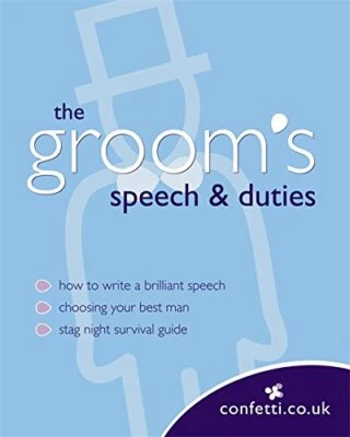 Confetti: The Groom's Speech & Duties by confetti.co.uk Paperback Book The Fast Foto 1 de 2
