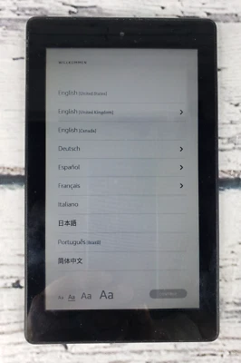 Amazon Kindle Fire 7 tablet  16GB - 9th Generation Black (M8S26G) Tested & Reset - Image 1 of 3