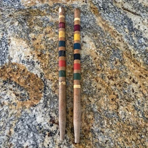 Forster vintage? Picchetti di ricambio per legno di croquet set di 2 perni da palo 15" - Foto 1 di 8
