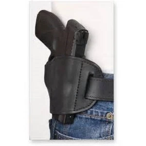 Bulldog schwarz Leder OWB Gürtel Handpistole Holster passt Ruger LC9 & LC9s - Bild 1 von 2
