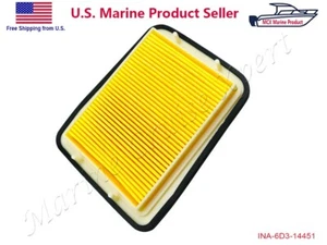YAMAHA WAVERUNNER VX 1100 DELUXE CRUISER AIR FILTER ELEMENT 6D3-14451-00-00 - Picture 1 of 6