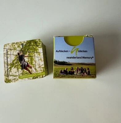 Neanderland Memory Aufdecken Entdecken Kreis Mettmann Neandertal Mini Spiel Kind - Bild 1 von 2