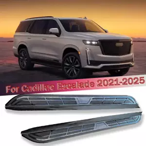Running Board Fits For Cadillac Escalade 2021-2025 Side Steps Nerf Bar Pedals - Foto 1 di 10