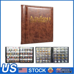 240 Coin Holder Collection Storage Collecting Money Penny Pockets Album Book - Picture 1 of 10