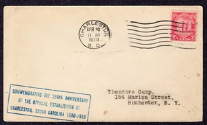 1930 Charleston SC 300th (Scott 683) - Planty #683-1 FDC MS514 - Picture 1 of 1