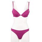 EMPORIO ARMANI Swimwear Triangel Push-Up Bikini BH Slip mit Logo Pink 11399