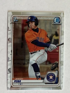 2020 Bowman Chrome Jeremy Pena Bowman 1st Rookie Card #BCP-61 Astros - Picture 1 of 2