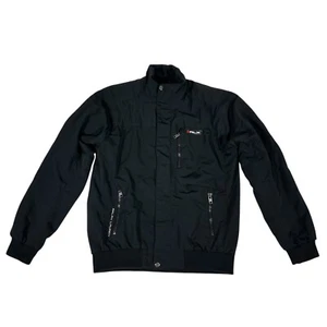 Ralph Lauren RLX Men's McKinley Jacket Utility Bomber Coat Black Full Zip Size L - Picture 1 of 21