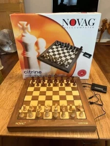 Novag Citrine Electronic Chess Computer - 64 Levels, Full Auto-Sensor - Imagen 1 de 4