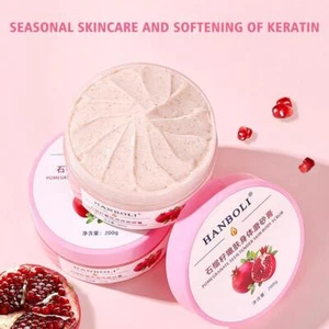 Body Skin Scrub Cream Deep Cleansing Exfoliating Pomegranate Remove Dead R2B3 - Picture 1 of 10