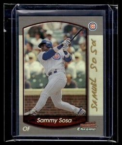 2000 Bowman Chrome Refractor #121 Sammy Sosa Cubs - Picture 1 of 2