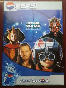 Star Wars - Episode 1 The Phantom Menace, Pepsi Promotional Promo Poster #B13054 - Picture 1 of 1
