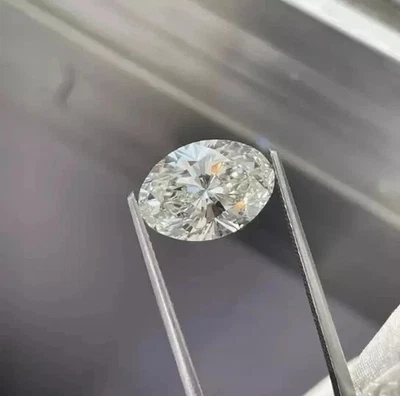 1.90 Ct Lab Grown CVD Diamond 9x7 mm Oval D Color, IF Certified Loose Diamond - Image 1 of 4