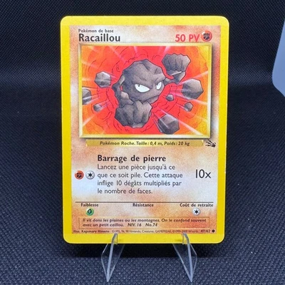 Pokémon Racaillou (Geodude) 47/62 French D1 - Image 1 of 2