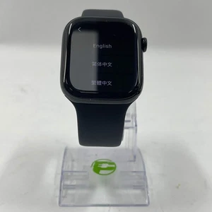 Bracelet sport GPS uniquement Apple Watch Series 10 46 mm noir sidéral aluminium noir - Photo 1 sur 8