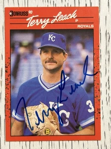 Donruss Terry Leach #534 1990 autógrafo firmado en persona  - Imagen 1 de 2
