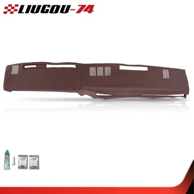 Dash Pad Cover Red Fit For 1981-1991 Chevrolet GMC C/K/R/V Truck/SUV Pickup - Image 1 of 4