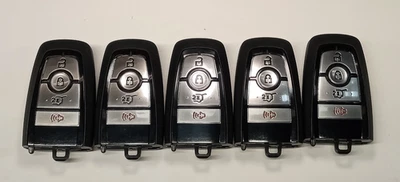 LOT OF 5 OEM FORD SMART KEY FOB REMOTES M3N-A3C108397 4 BUTTONS - Image 1 of 3