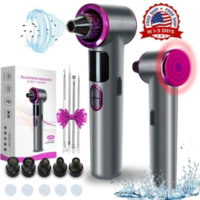 Eliminar las Espinillas Aspirador Para sacar Puntos Negros Removedor De Acne NEW - Image 1 of 4