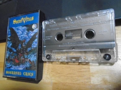RARE OOP Saint Vitus CASSETTE TAPE Mournful Cries 1988 doom metal Obsessed WINO - Image 1 of 2