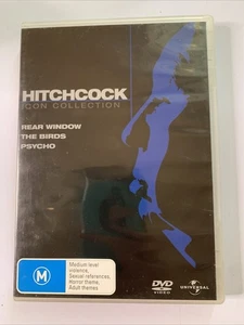 Psycho / The Birds / Rear Window (DVD, 1960, 3-Discs) Alfred Hitchcock Region 4 - Bild 1 von 4