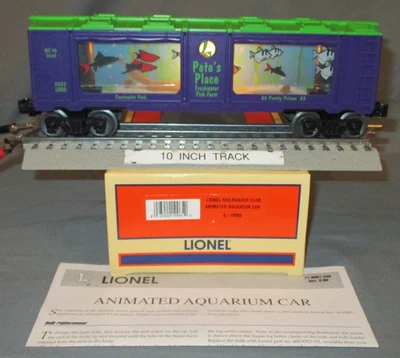 Lionel 19965 Pete's Place Illuminated / Animated Aquarium Car O/027 ga. LRRC USA - Image 1 of 4