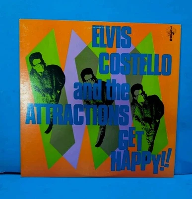 ELVIS COSTELLO ● GET HAPPY! LP ● VINYL ORIGINAL U.S. PRESS 1980 EXCELLENT  - Image 1 of 4