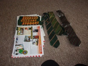 eddie stobart memorabilia 1990 news letters & 3 ties - Picture 1 of 2