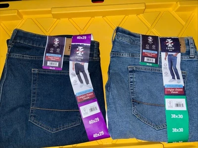 IZOD 咸水直筒牛仔裤 - 深蓝色,蓝色 1566219 选择尺寸 — 第 1/4 张图片